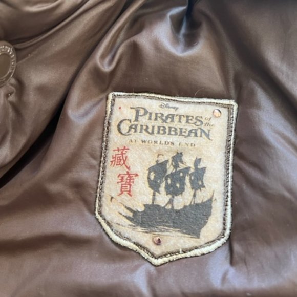Pirates of the Caribbean At World’s End Weatherproof Puff Jacket Kids Medium 7/8 - Picture 10 of 10